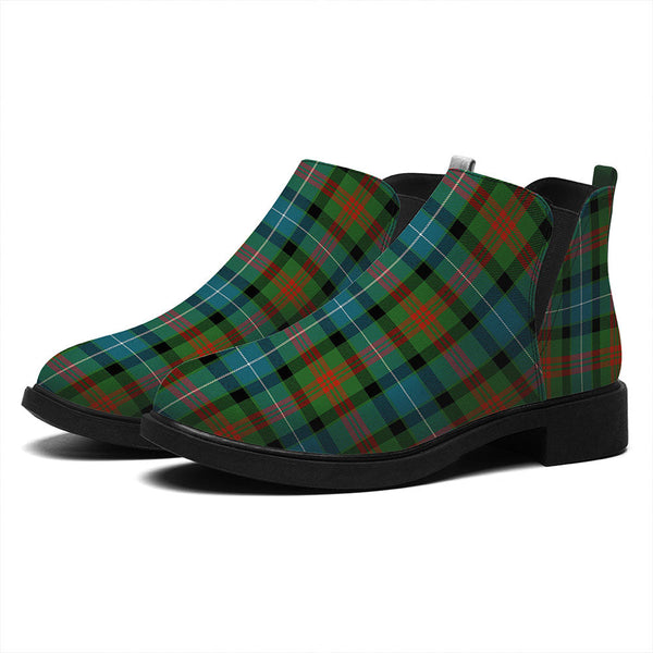 Curry (Currie) Ancient Tartan Flat Ankle Boots