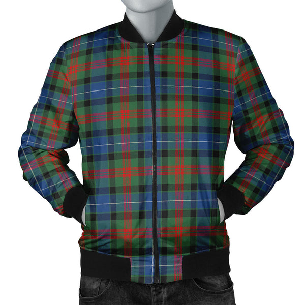 Curry (Currie) Modern Clan Badge Tartan Bomber Jacket
