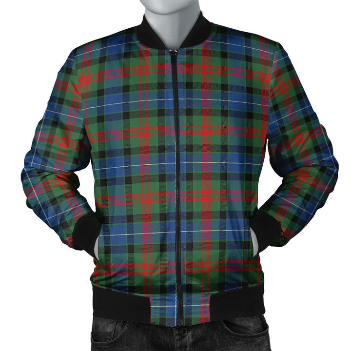 Curry (Currie) Modern Clan Badge Tartan Bomber Jacket