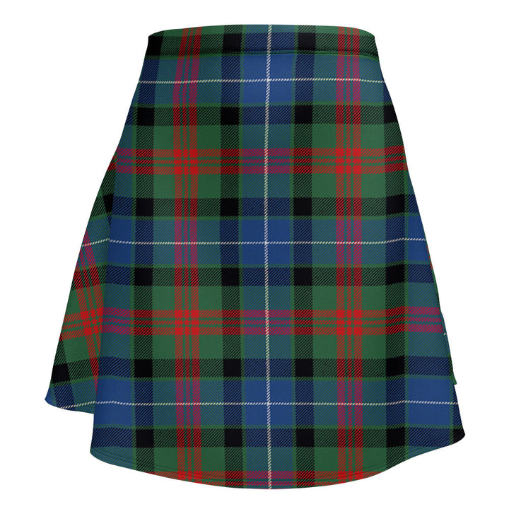 Curry (Currie) Modern Clan Badge Tartan Flared Skirt