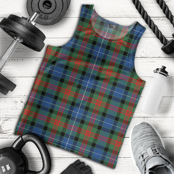 Curry (Currie) Modern Clan Badge Tartan Men Tank Top