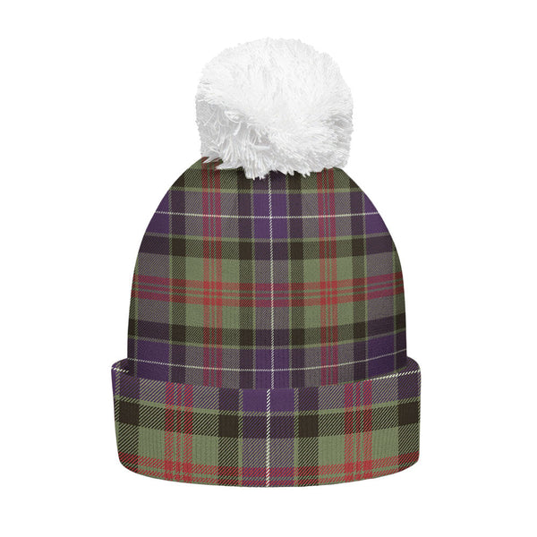 Curry (Currie) Weathered Clan Badge Tartan Bobble Beanie Hat