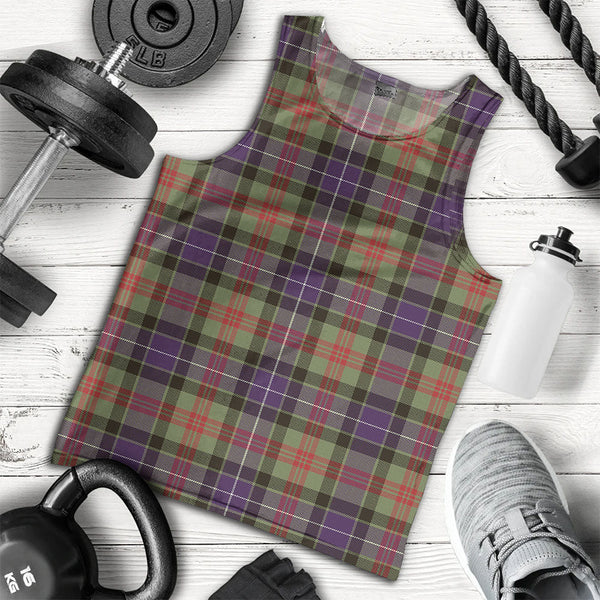 Curry (Currie) Weathered Clan Badge Tartan Men Tank Top