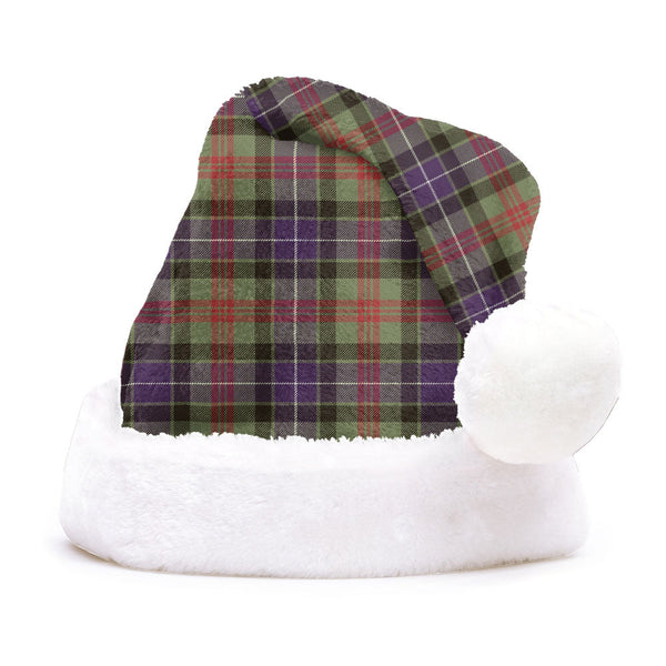 Curry (Currie) Weathered Clan Badge Tartan Plush Christmas Hat