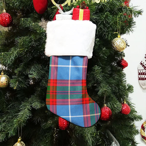 Dalmahoy Clan Badge Tartan Christmas Stocking