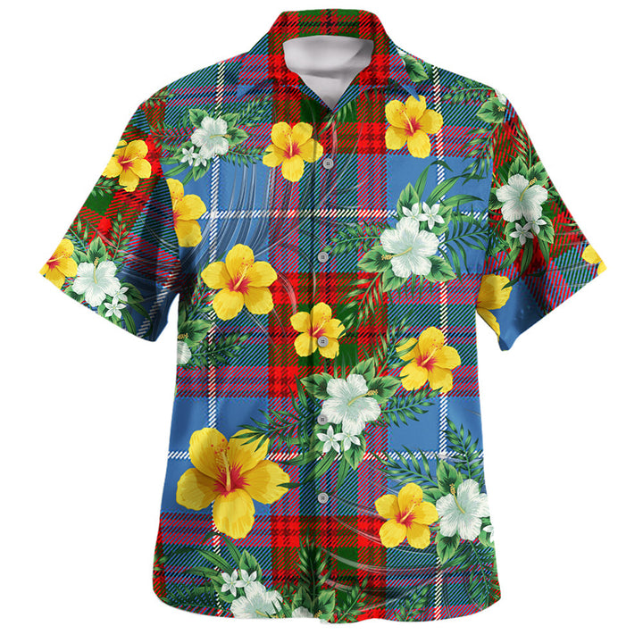 Dalmahoy Clan Badge Tartan Hawaiian Shirt Summer Vibes Style