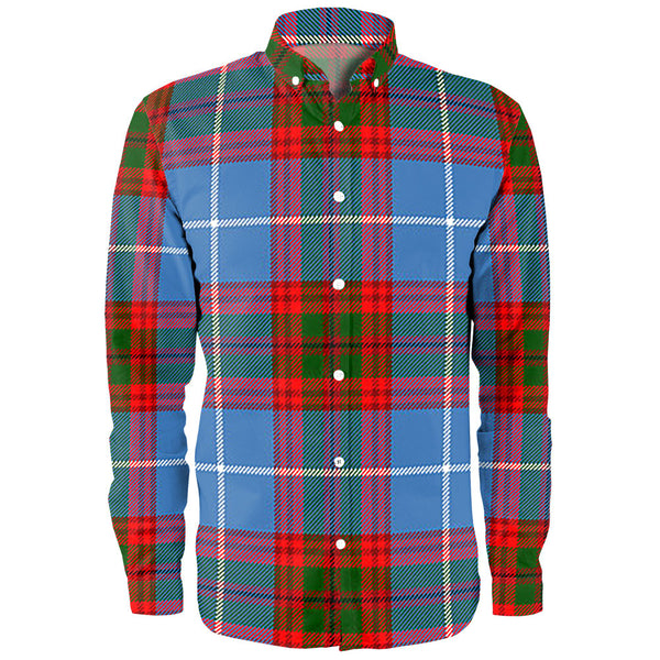 Dalmahoy Clan Badge Tartan Long Sleeve Shirt