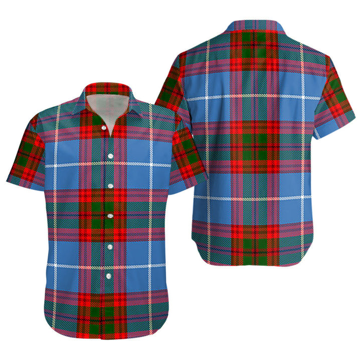 Dalmahoy Clan Badge Tartan Short Sleeve Shirt