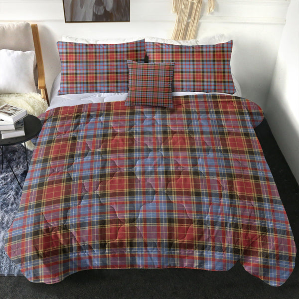 Dalrymple of Castleton Weathered Clan Badge Tartan Comforter