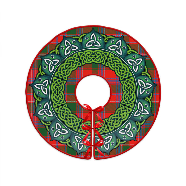 Dalzell  Clan Badge Tartan Christmas Tree Skirt Heritage Holiday Decor