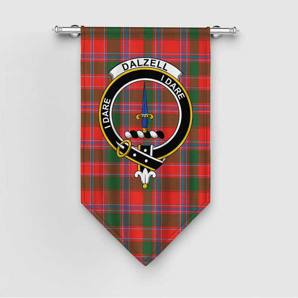 Dalzell  Clan Badge Tartan Gonfalon