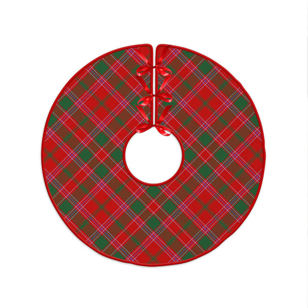 Dalziel Modern Clan Badge Tartan Christmas Tree Skirt