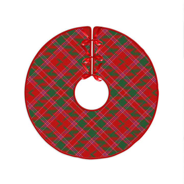 Dalziel Modern Clan Badge Tartan Christmas Tree Skirt