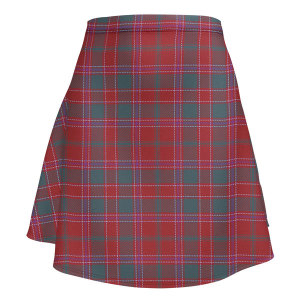 Dalziel Weathered Clan Badge Tartan Flared Skirt