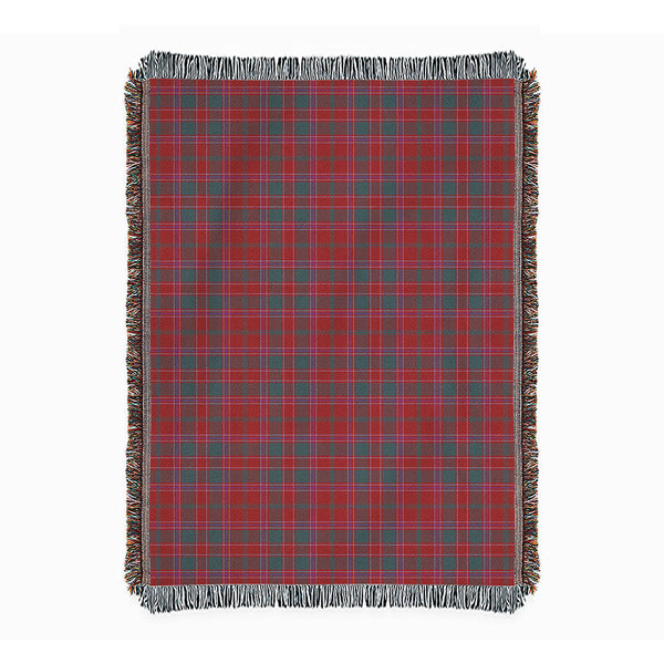 Dalziel Weathered Clan Badge Tartan Woven Blanket