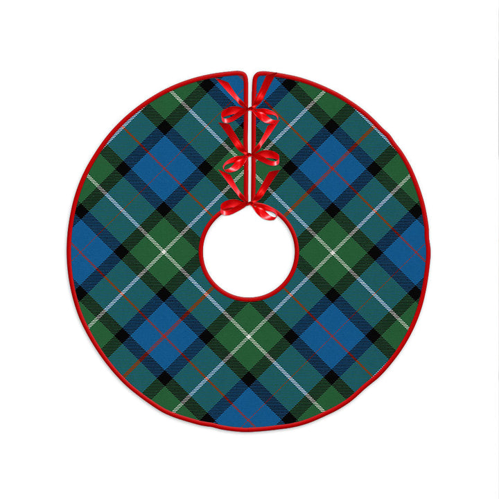Davidson Ancient Clan Badge Tartan Christmas Tree Skirt