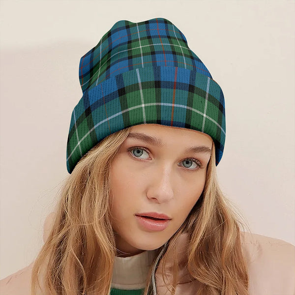 Davidson Ancient Clan Badge Tartan Knitted Beanie