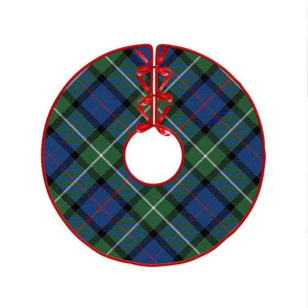 Davidson Modern Clan Badge Tartan Christmas Tree Skirt