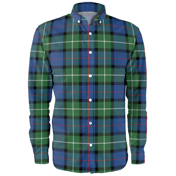 Davidson Modern Clan Badge Tartan Long Sleeve Shirt