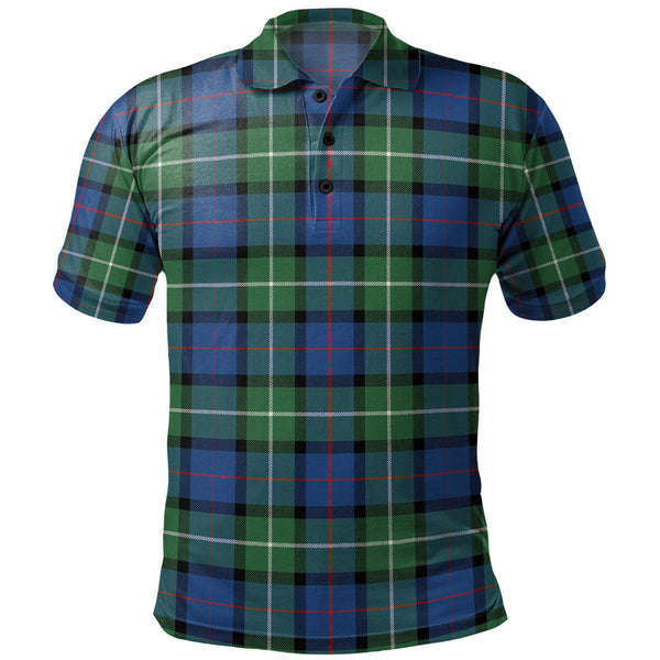 Davidson Modern Clan Badge Tartan Polo Shirt