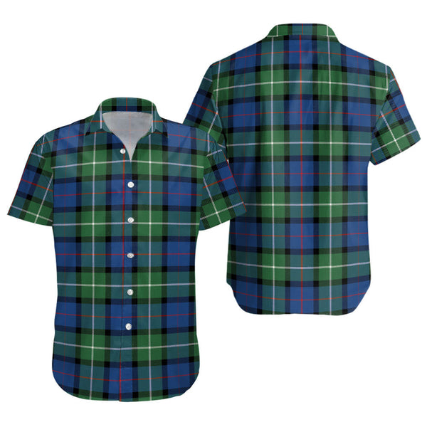 Davidson Modern Clan Badge Tartan Short Sleeve Shirt