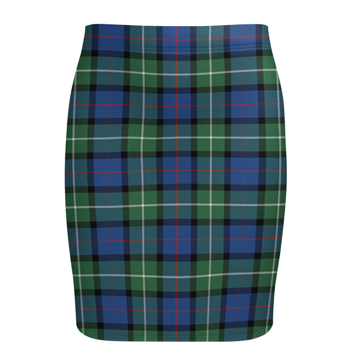 Davidson Modern Tartan Fitted Skirt