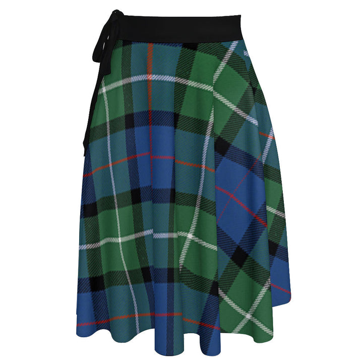 Davidson Modern Tartan Wrap Skirt