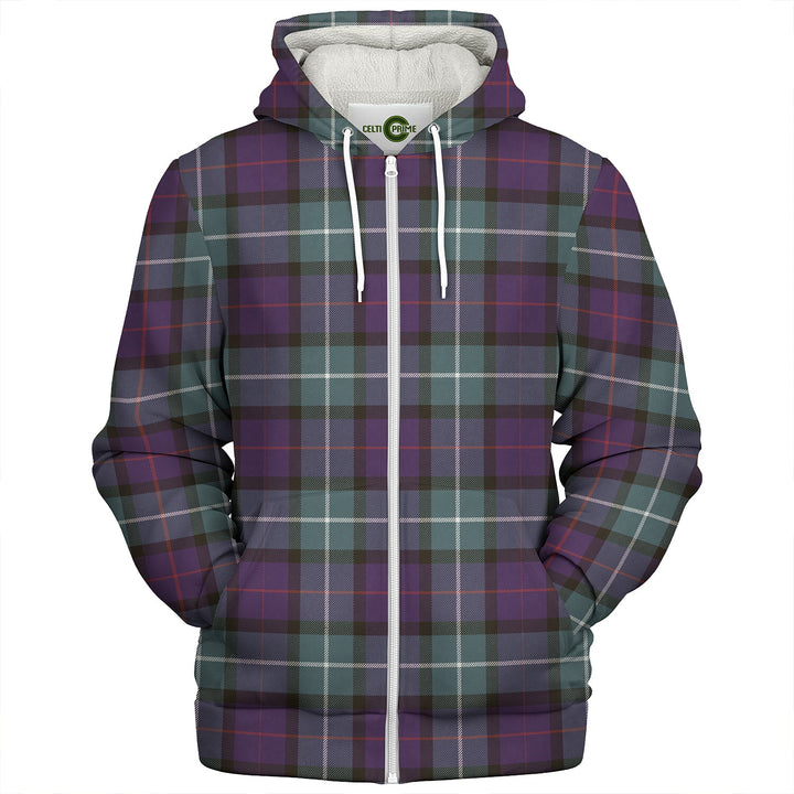 Davidson Weathered Clan Badge Tartan Sherpa Hoodie