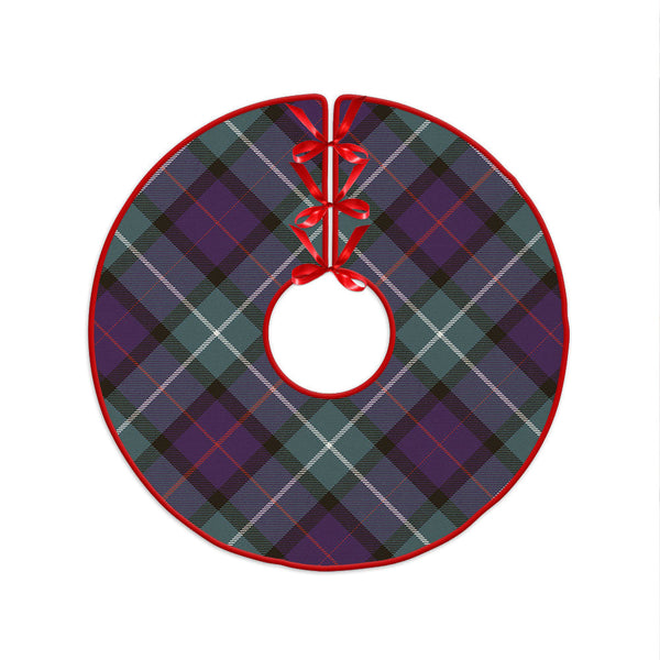 Davidson Weathered Clan Badge Tartan Christmas Tree Skirt