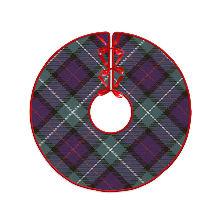 Davidson Weathered Clan Badge Tartan Christmas Tree Skirt