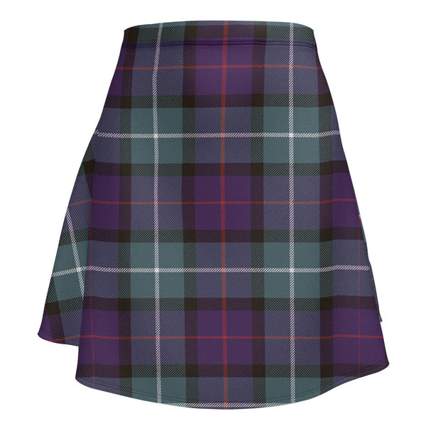 Davidson Weathered Clan Badge Tartan Flared Skirt