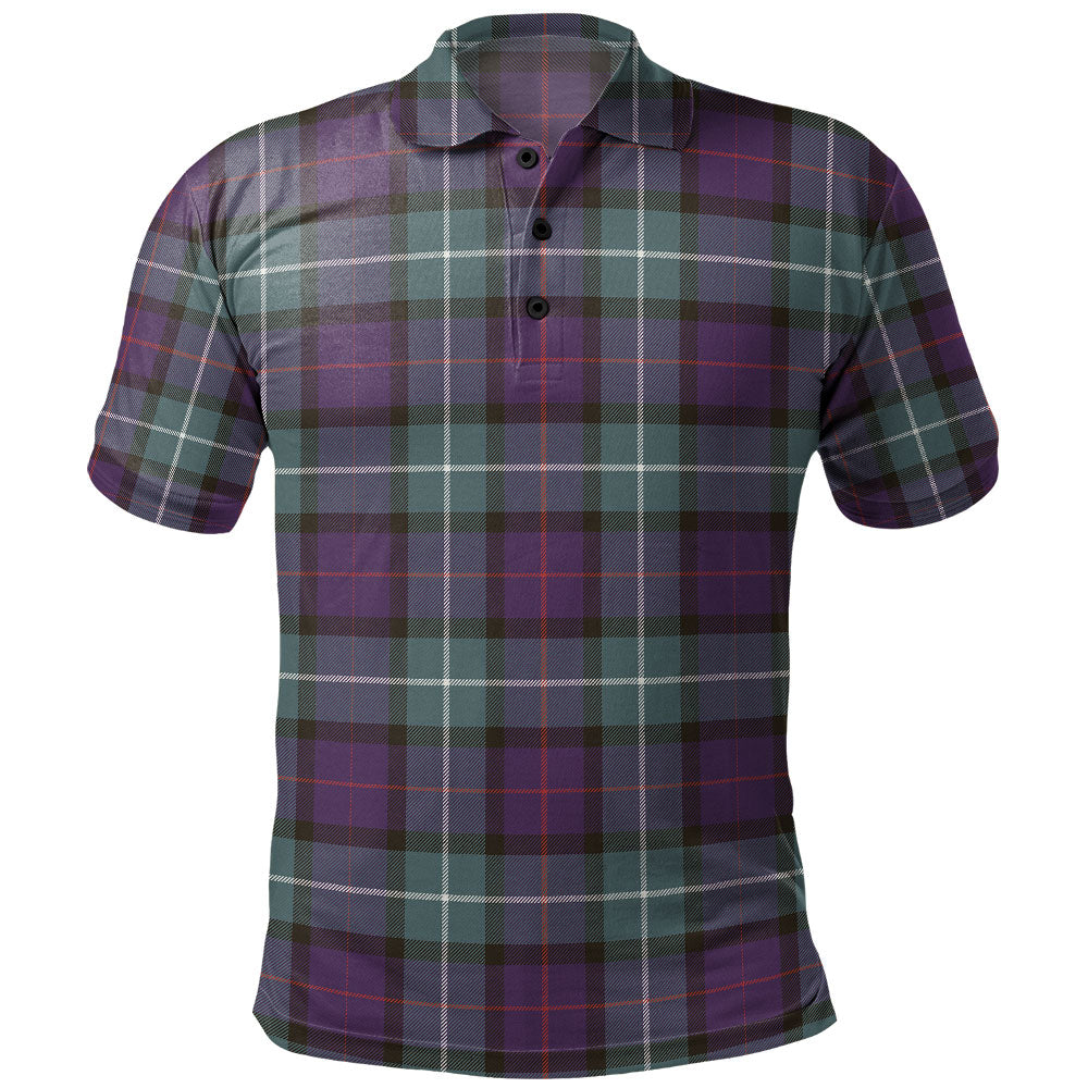 Davidson Weathered Clan Badge Tartan Polo Shirt
