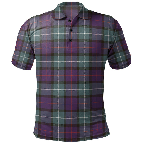Davidson Weathered Clan Badge Tartan Polo Shirt