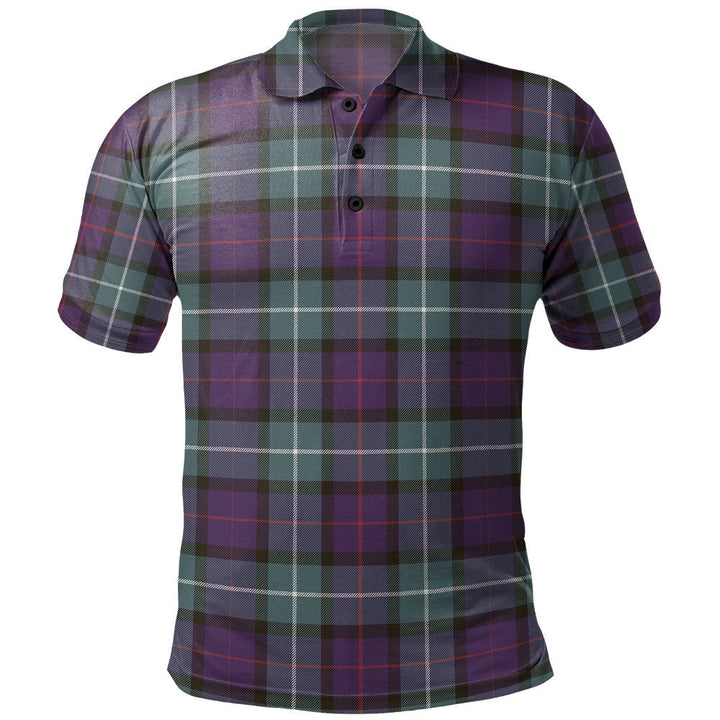 Davidson Weathered Clan Badge Tartan Polo Shirt