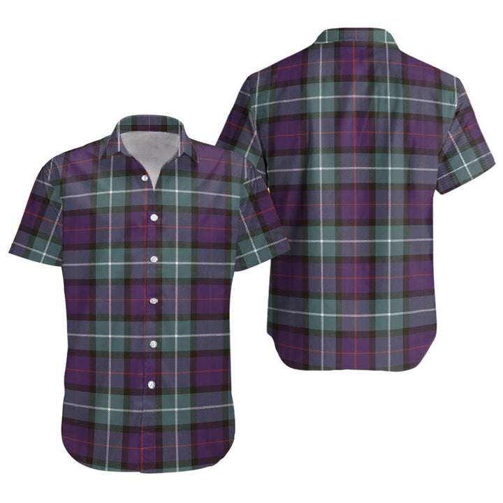 Davidson Weathered Clan Badge Tartan Short Sleeve Shirt