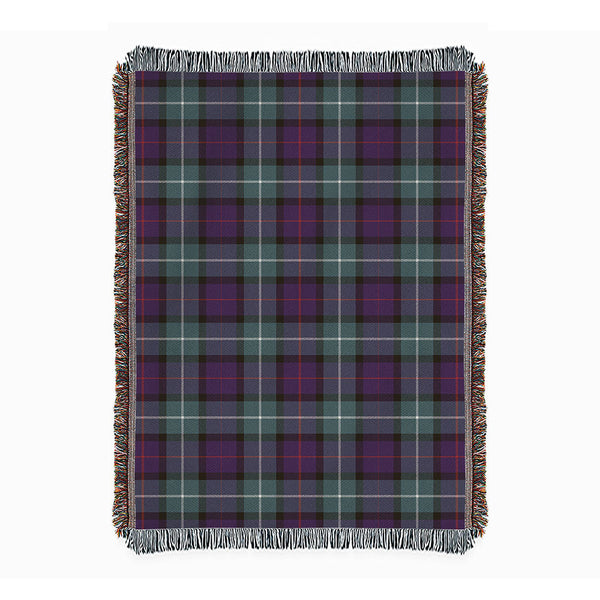 Davidson Weathered Clan Badge Tartan Woven Blanket