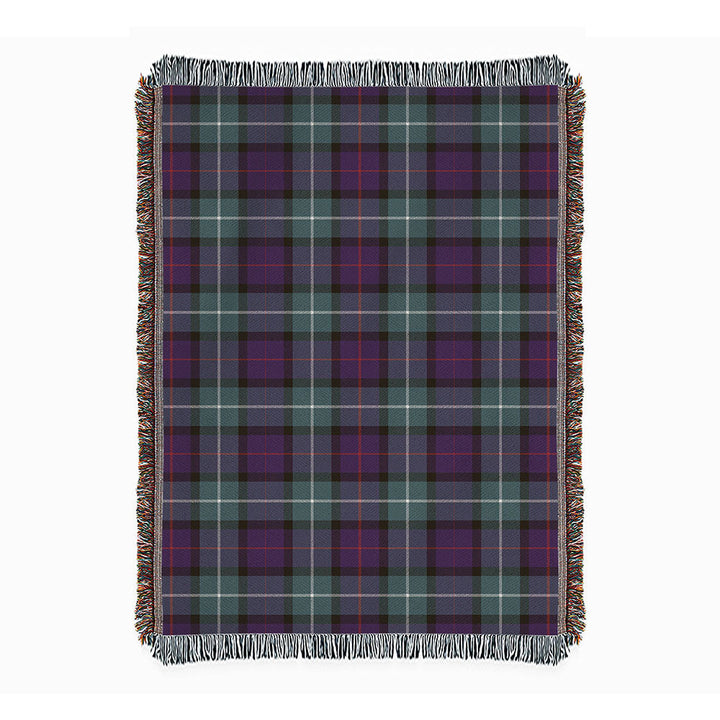 Davidson Weathered Clan Badge Tartan Woven Blanket