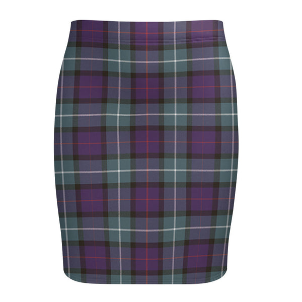 Davidson Weathered Tartan Fitted Skirt