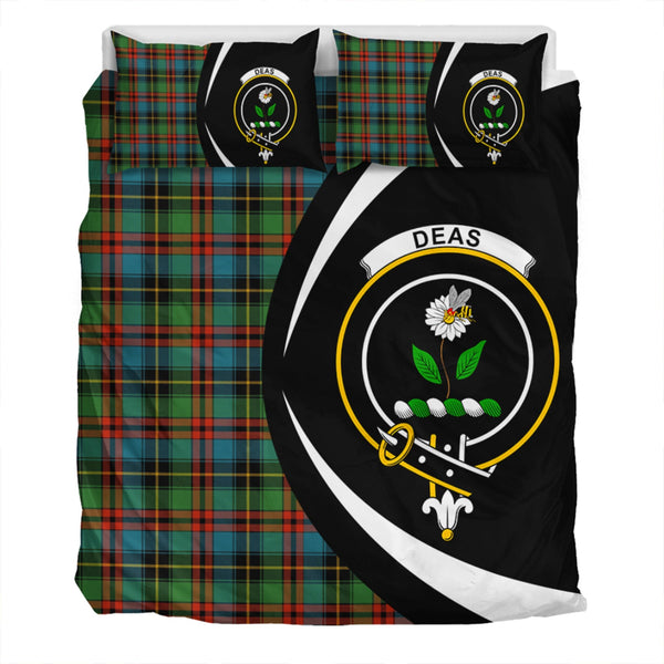 Deas Ancient Clan Badge Tartan Bedding Set Circle Style