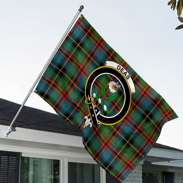 Deas Ancient Clan Badge Tartan House Flag