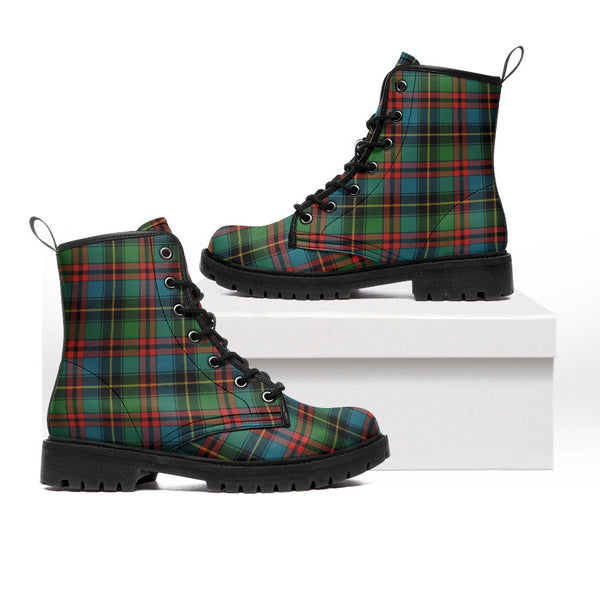Deas Ancient Clan Badge Tartan Leather Boots