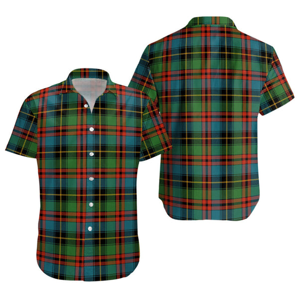 Deas Ancient Clan Badge Tartan Short Sleeve Shirt