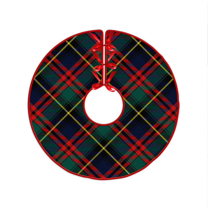 Deas Modern Clan Badge Tartan Christmas Tree Skirt