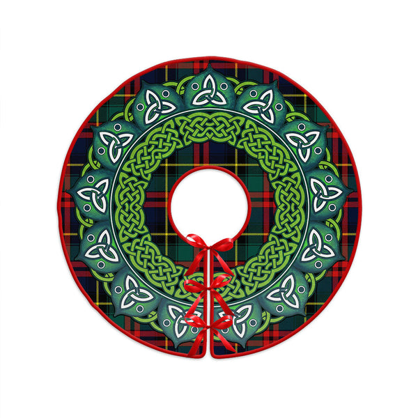 Deas Modern Clan Badge Tartan Christmas Tree Skirt Heritage Holiday Decor