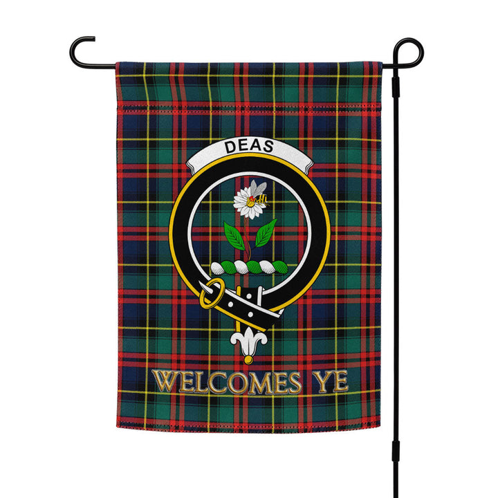 Deas Modern Clan Badge Tartan Garden Flag