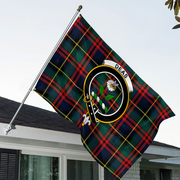Deas Modern Clan Badge Tartan House Flag