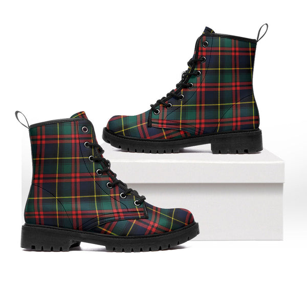Deas Modern Clan Badge Tartan Leather Boots