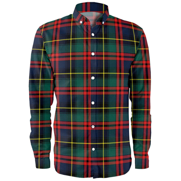 Deas Modern Clan Badge Tartan Long Sleeve Shirt