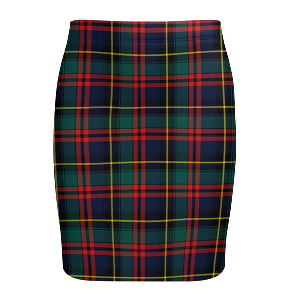 Deas Modern Tartan Fitted Skirt