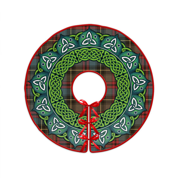 Deas Weathered Clan Badge Tartan Christmas Tree Skirt Heritage Holiday Decor